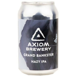 Axiom Brewery Grand Bankster; 17°P; alk. 7%, 330 ml Hazy IPA expirace
